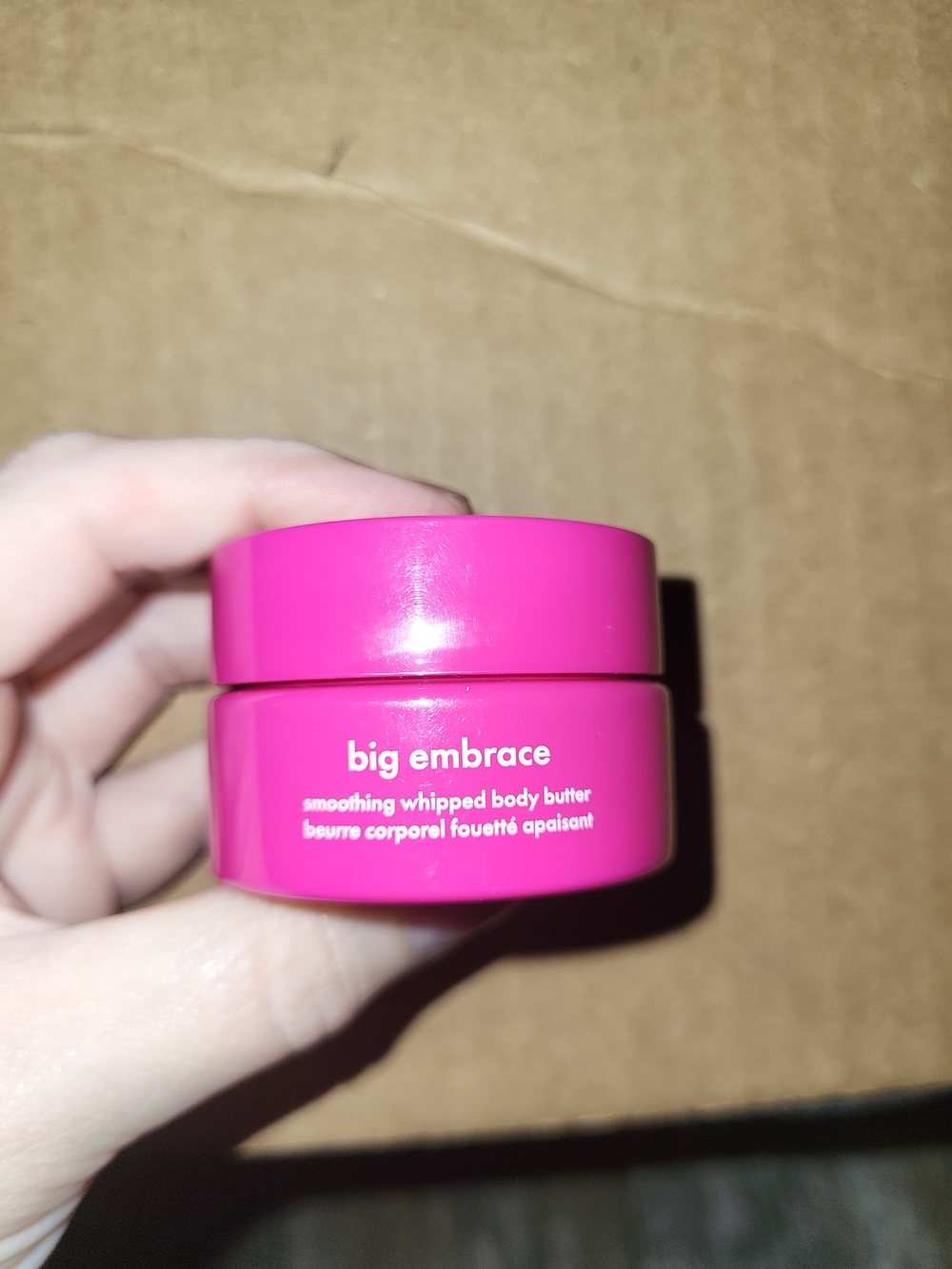 amika big embrace Smoothing Whipped Body Butter - Hot Pink